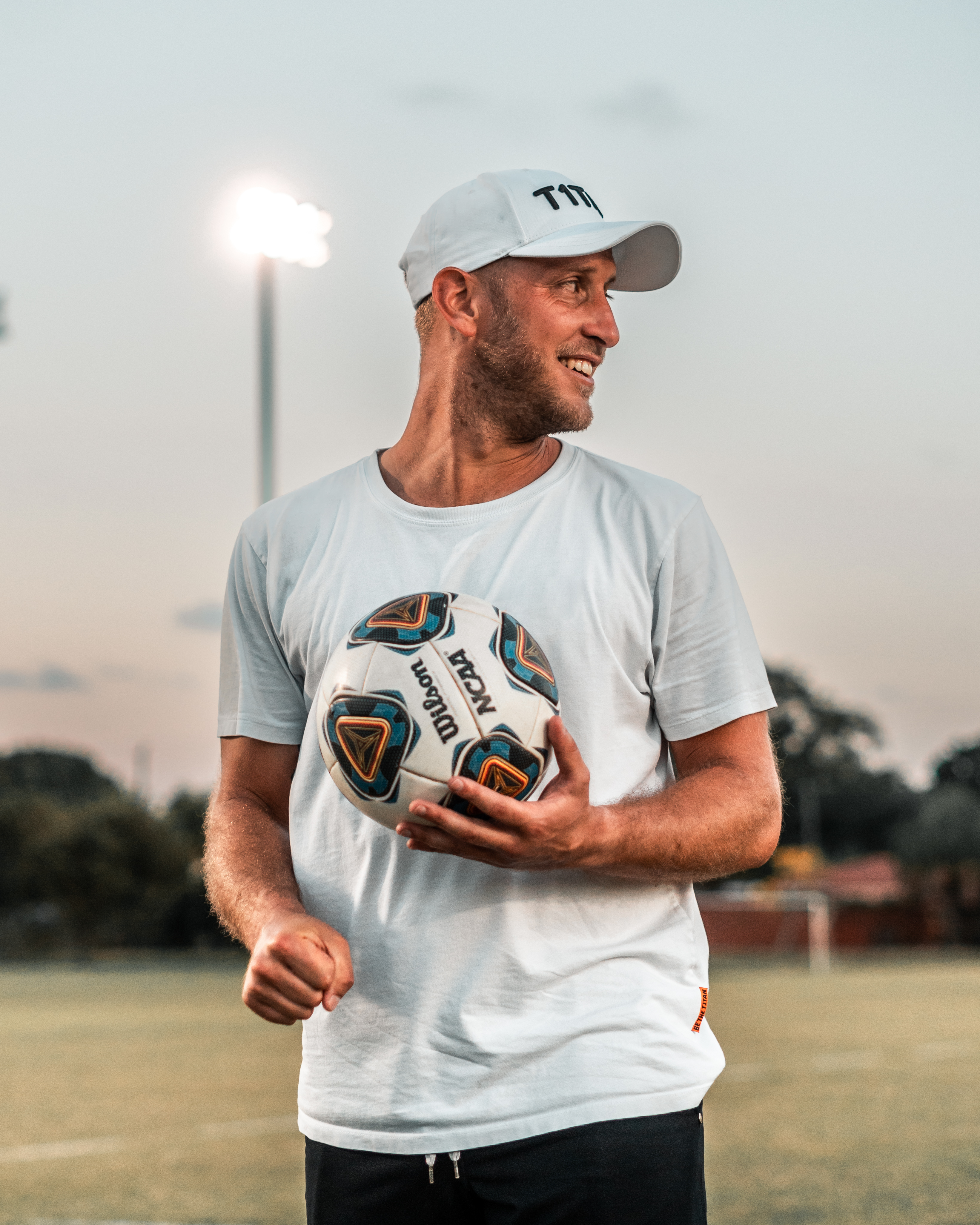 Xavier with family and dog