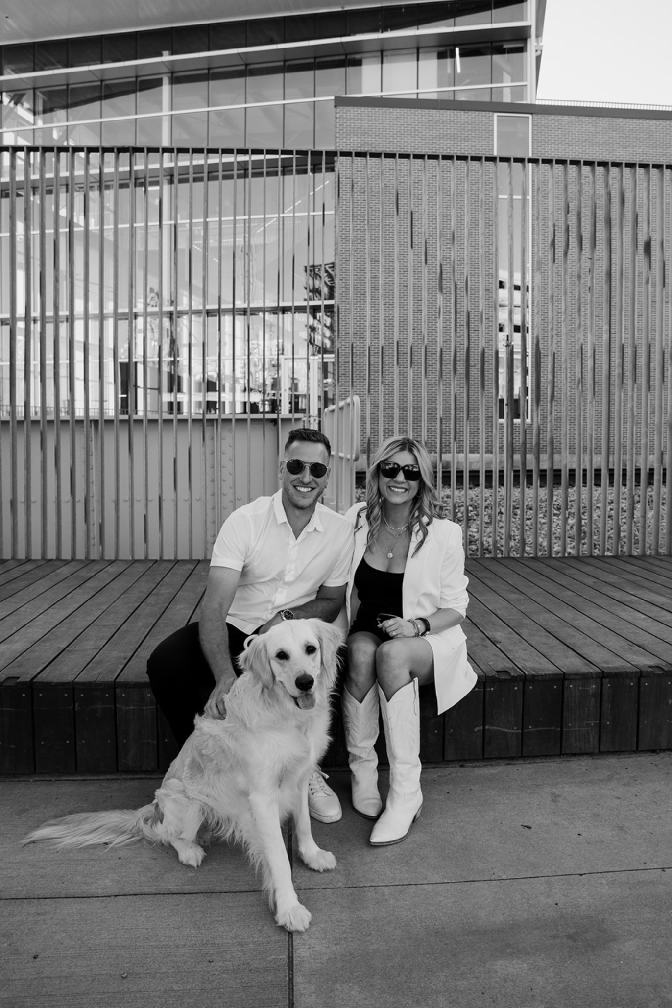 Xavier with family and dog